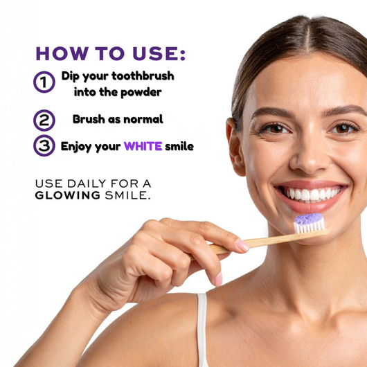 Beamly Purple Teeth Whitening Powder